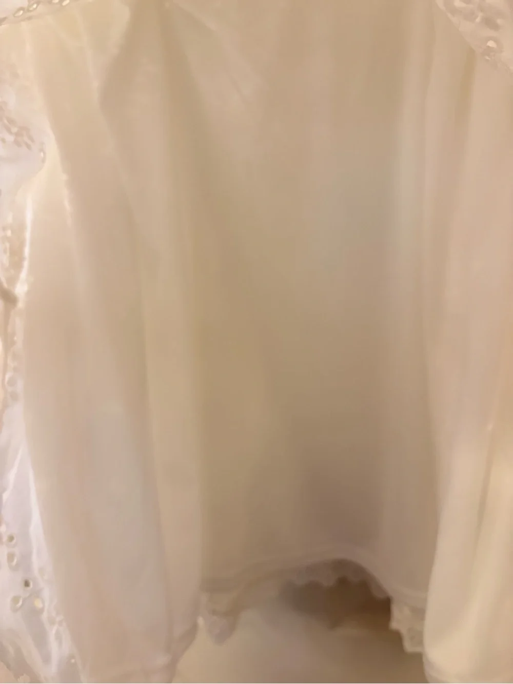 Altar'd State White Eyelet Mini Dress with Spaghetti Straps - Picture 9 of 16
